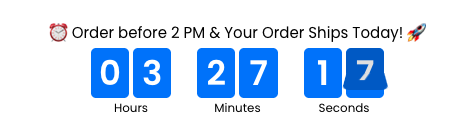  Order before 2 PM & Your Order Ships Today! 